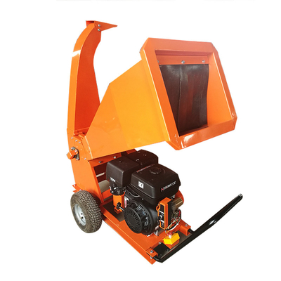 Heavy Duty Gas Engine 15hp Wood Chipper Mobile Chipper Machine Wood Chipper Scrap Wood Log Forestry Cutting